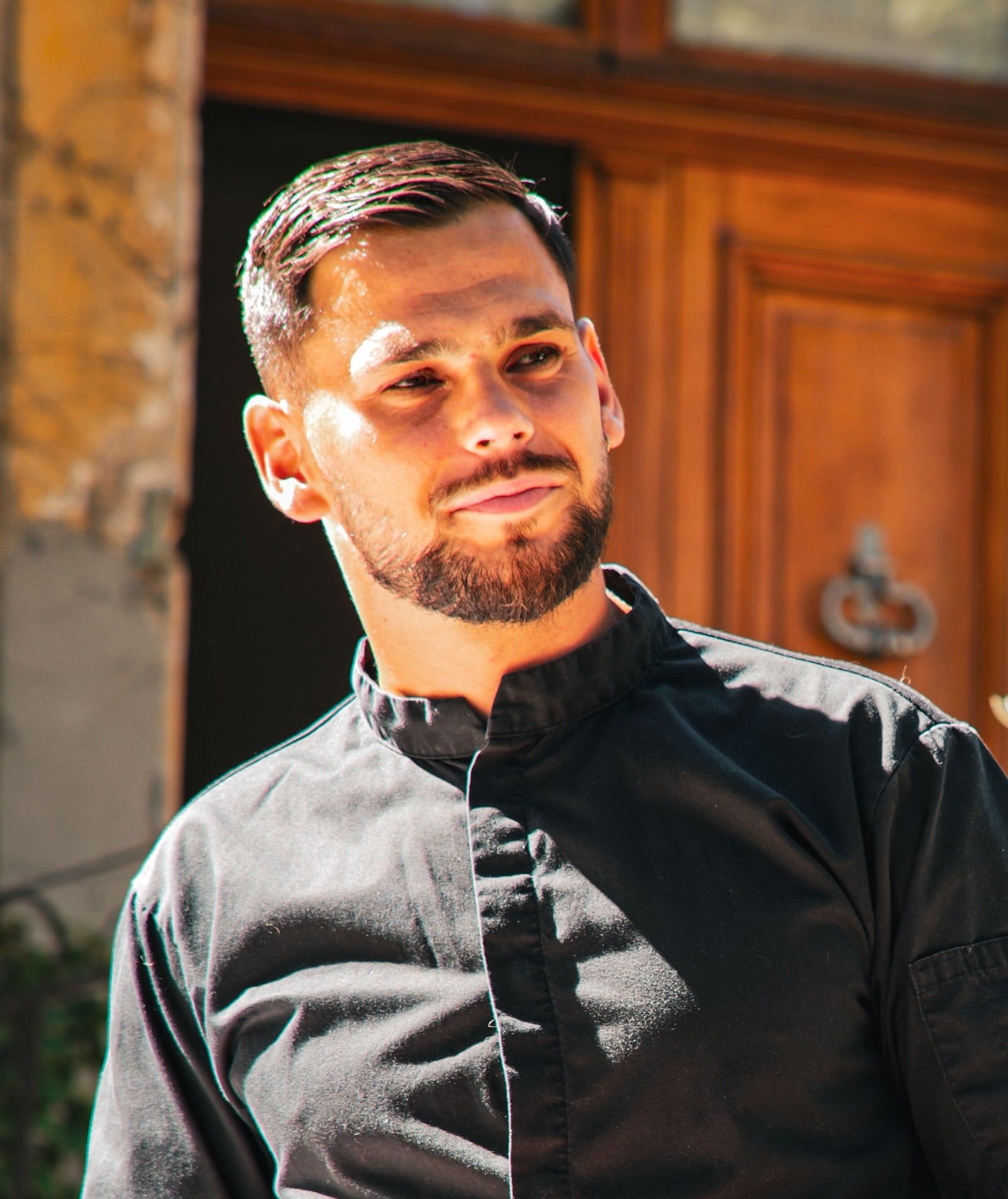 Portrait du chef Grégoire HELIGOIN, créateur de la société « Les Saveurs d’Heli »